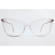Max Cole MC 1515 COL 21 Clear Rose Gold Cat Eye Eyeglasses Frames 53-15-135