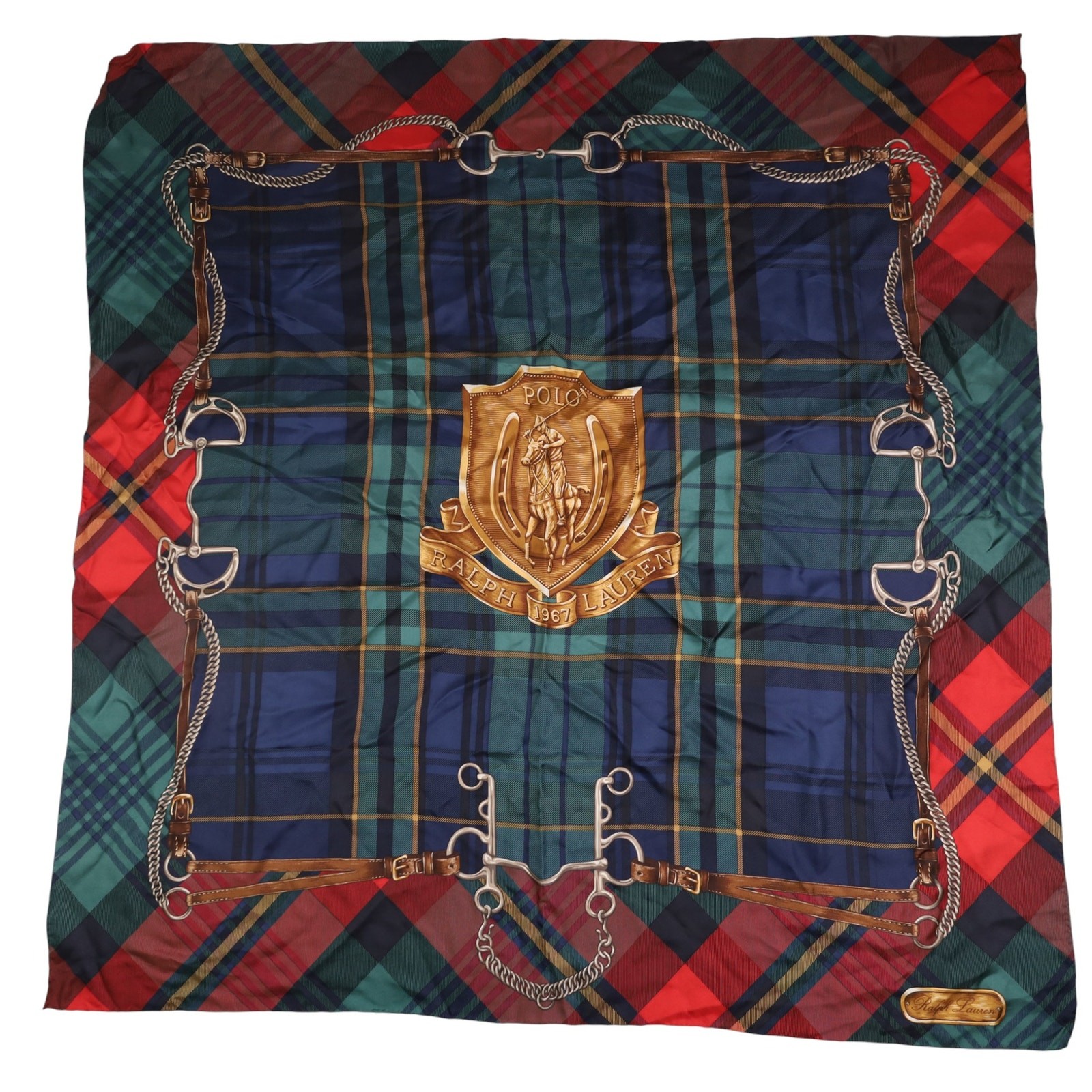 Vintage Polo Ralph Lauren Large Scarf 35"