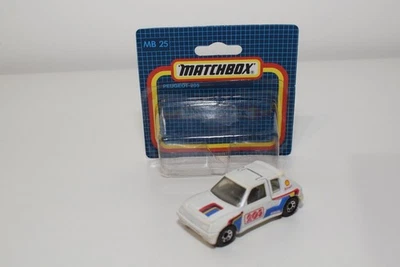 B86 1:64 3 ZOLL 3 ZOLL MATCHBOX MB-25 MB25 MB 25 PEUGEOT 205 GTI RALLY SHORT ... - Bild 1 von 4