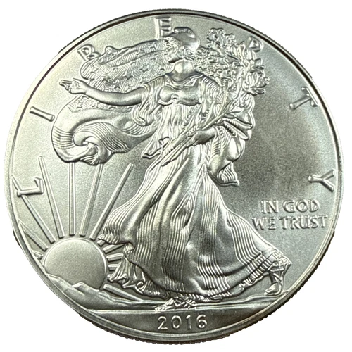 2016 American Silver Eagle $1 Coin 1 oz .999 Fine Silver w/ GovMint Certificate
