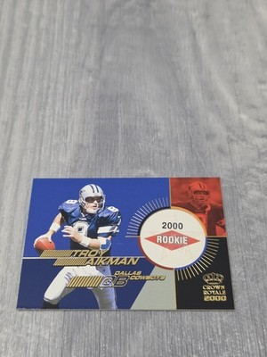 2000 Pacific Crown Royale In the Pocket #2 Troy Aikman Mini Chad Pennington C662