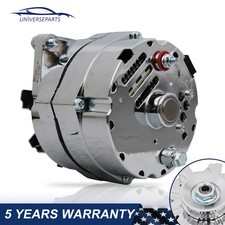For Chrome Bbc Sbc Chevy Gm Alternator 1 Wire Chevy 110amp 327-350-396-427-454 For Chrome Bbc Sbc Chevy Gm Alternator 1 Wire Chevy 110amp 327-350-396-427-454