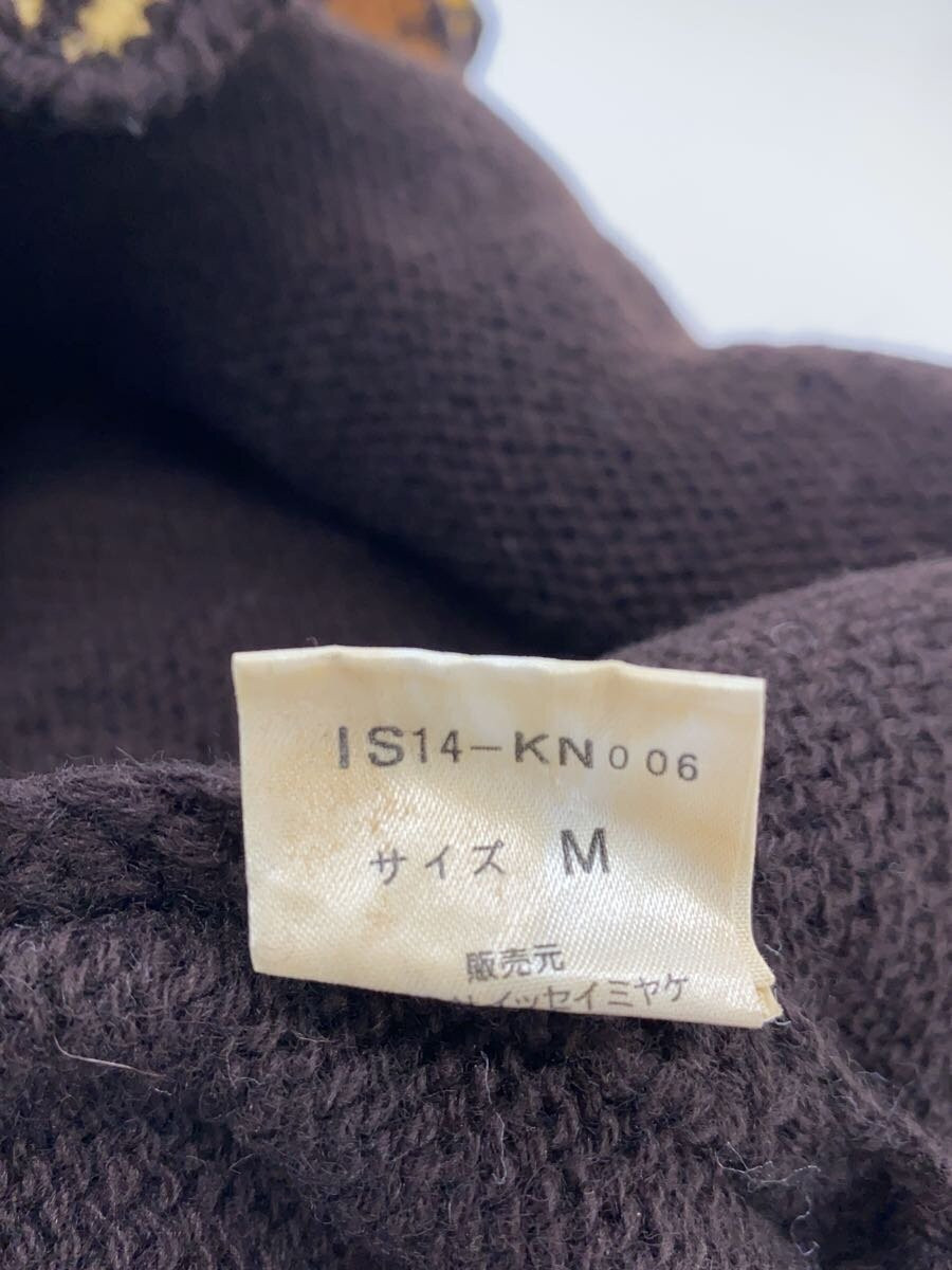 I.S. ISSEY MIYAKE SPORT◆ニット・セーター(厚手)/M/ウール/BRW/IS14-KN006// I.S. ISSEY MIYAKE SPORT ◇ Knit / Sweater (thick) / M / Wool