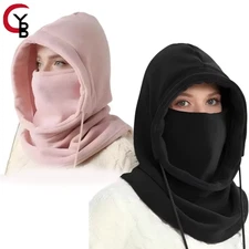 Windproof Knit Balaclava with Fleece – Cold Weather Face & Neck Protection Mask