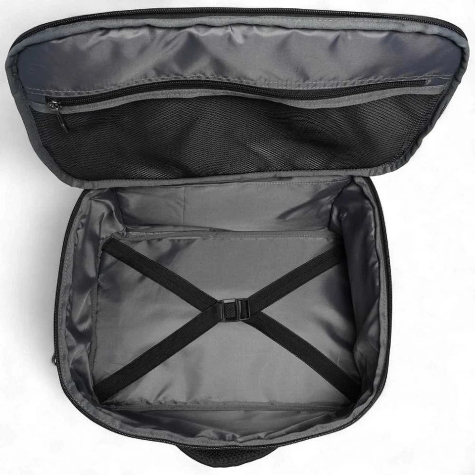 Moda Borsone - Zaino MOMODESIGN Unisex Nero - GLOBETROTTER - Изображение 4 из 4