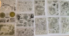 Clear Cling Stamps Cardmaking Various Sizes