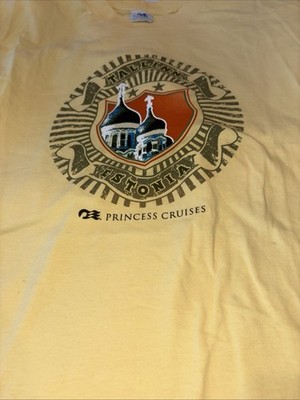 Tallinn Estonia Princess Cruise Tshirt 2x
