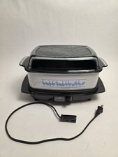 Vintage West Bend 4 Qt Slow Cooker Set Geese ...