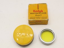 Vintage Kodak Wratten KZ Filter Series V Original Metal Container Box D4528
