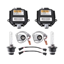 2 Packs HID Headlight Ballast W/Igniter  D2S Bulb for Infiniti EX35 EX37 FX3...