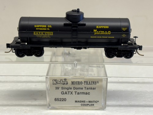 Micro trenes Kadee escala N MTL 65220 Koppers asfalto GATX 17312 vagón cisterna | Zustand: New