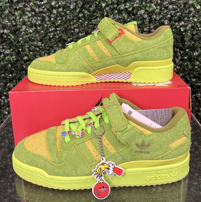 NEW Men's Size 11.5, Women's 12.5 - adidas Dr. Seuss x Forum Low The Grinch
