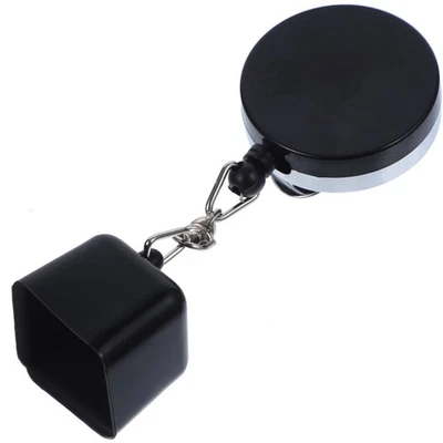 Retractable Chalk Holder with Belt Clip for Pool Billiard Snooker (Black) - Image 1 of 4