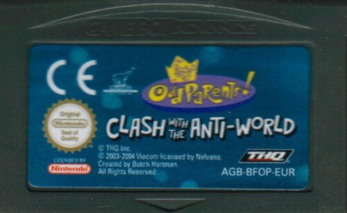 - Fairly OddParents - Clash with the Anti-World Game Boy Advance (SP, DS) - intestin - - Photo 1 sur 1
