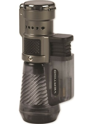 #ad #ad Vertigo by Lotus Cyclone Triple Torch Cigar Lighter Charcoal New $12.50