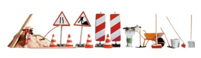 Noch Road Construction Set 14805 HO Scale