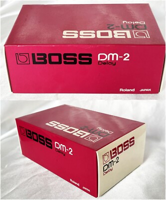 BOSS DM-2 Delay W/Box 1982 Analog Delay Vintage Guitar Pedal Made  