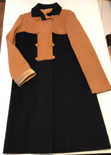 Vintage 60’s Paul Simon Trench Coat Fully Lined Ma