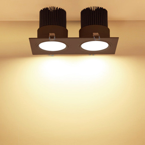 LED COB Ceiling Light Fixture Adjustable Grille Lamp Recessed Lighting Bedroom - Picture 2 of 11