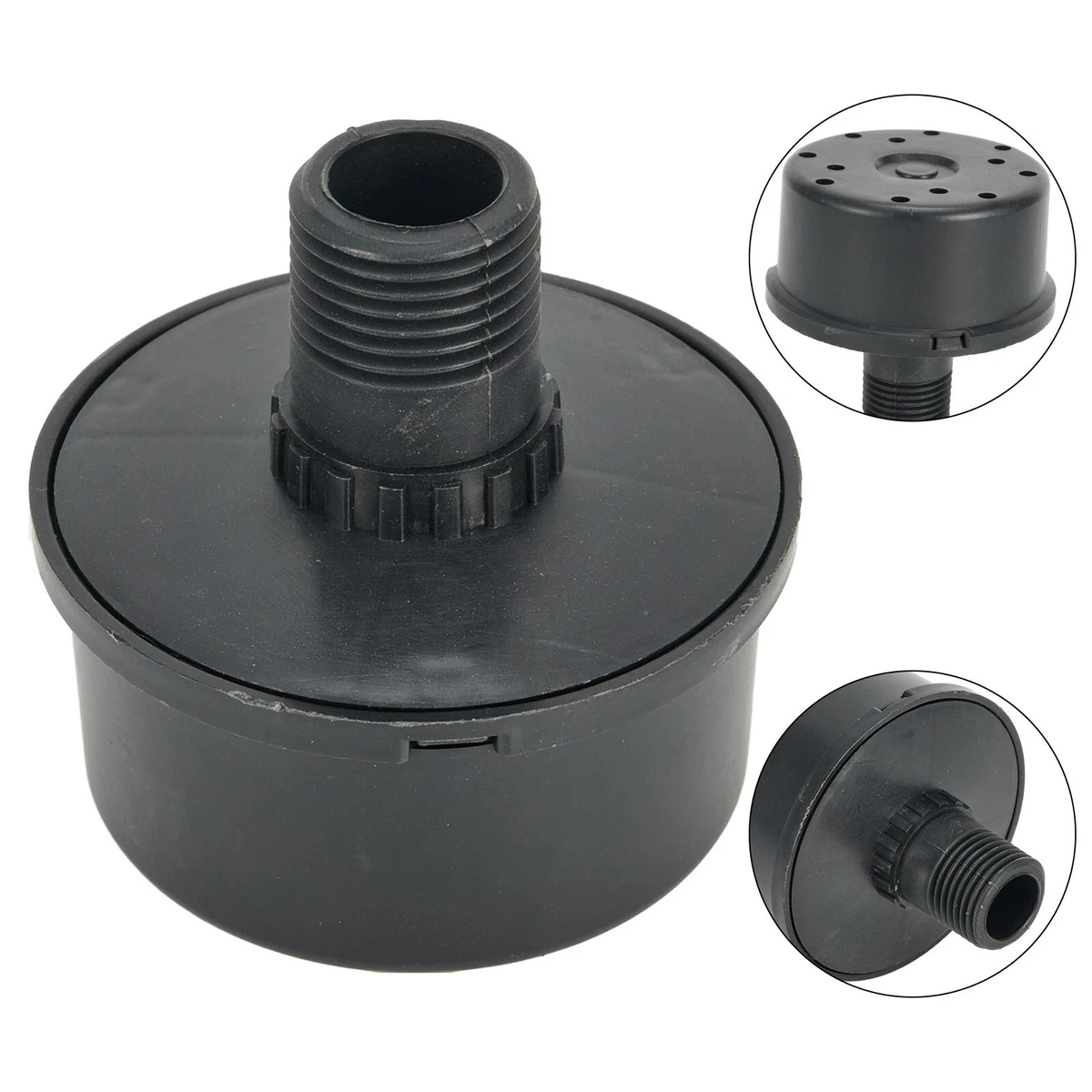 Direct Connection Air Compressor Filter Silencer With 20mm Male Thread Diameter