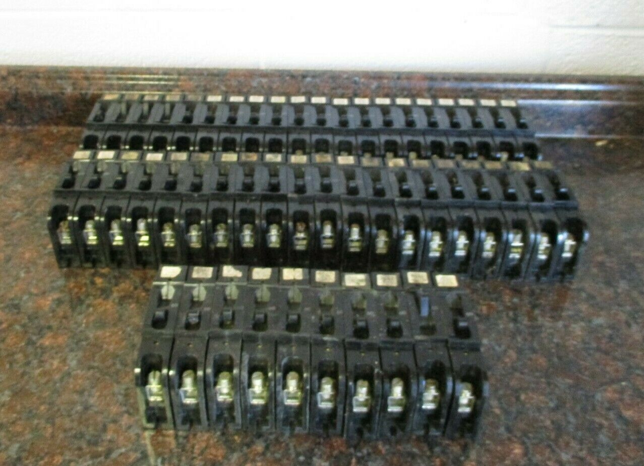 LOT OF 5 NOS Heinemann CD1-G3-U, 60 amp, 120/240VAC, 1 pole circuit breaker