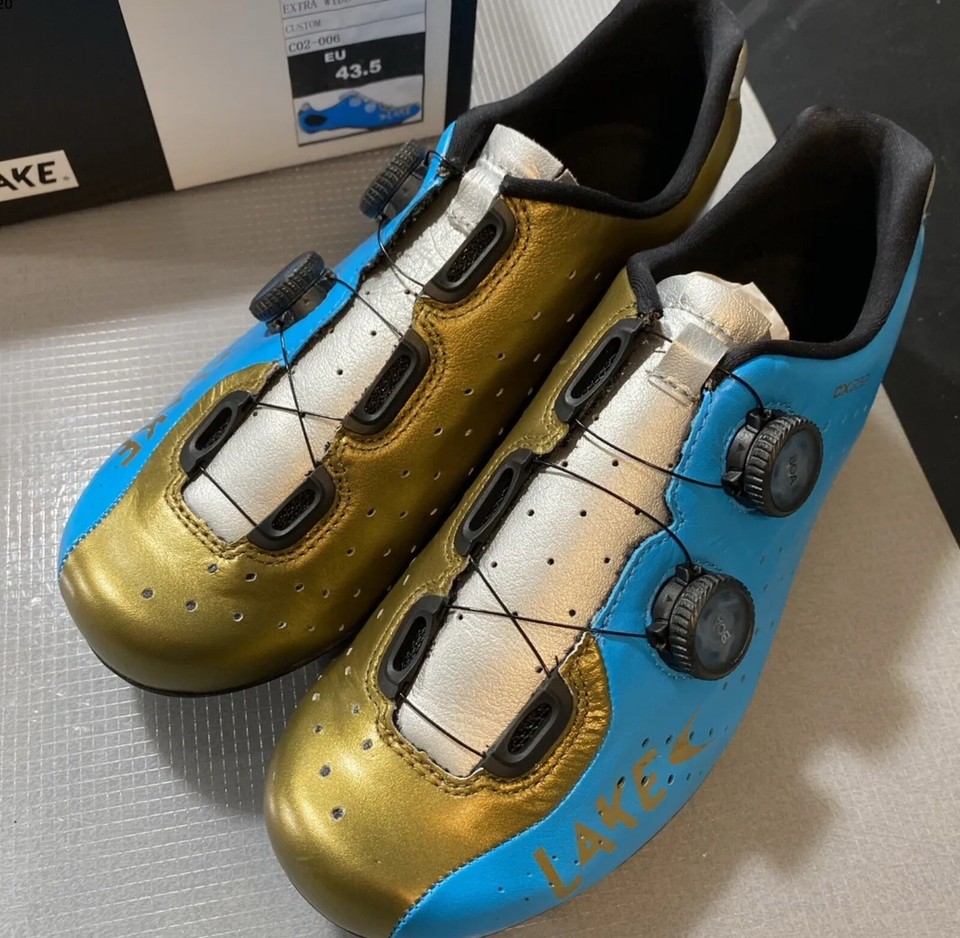 Lake Cx332 Extra Wide Carbon Road Cycling Shoes 43.5 Euro Speedplay