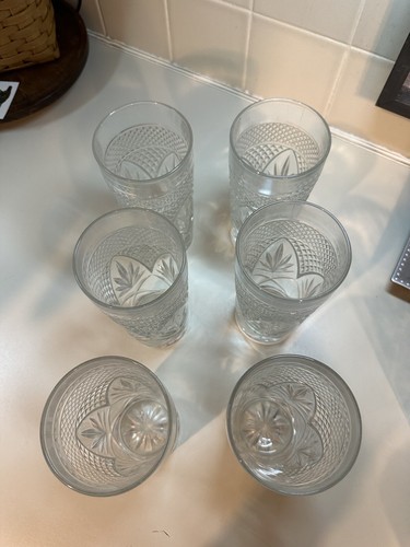 6 - Durand Cristal d'Arques Antique 6 1/8” Clear Cooler 13 oz Highball Tumbler - Picture 2 of 11