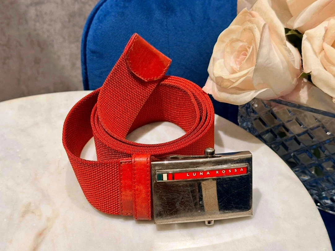 PRADA Red Belts for Women for sale | eBay display picture 3