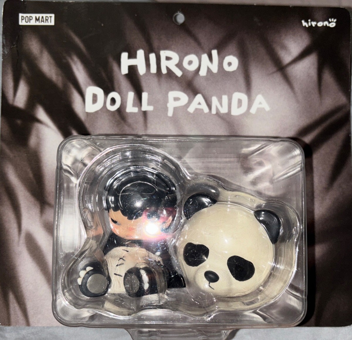 完売品 POPMART HIRONO Doll Panda Hirono Doll Panda Figure - POP MART (United States)