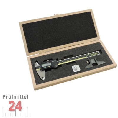 SET 2-tlg Mitutoyo Digimatic Messschieber Digital 150 mm + Tiefenmesssbrücke