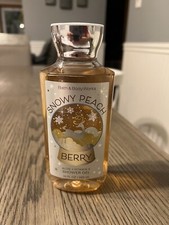 Bath  Body Works SNOWY PEACH BERRY Shower Gel Body Wash 10oz