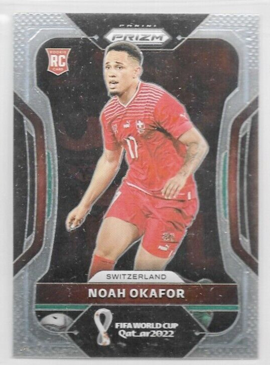 Noah Okafor Switzerland 2022 Panini PRIZM FIFA World Cup Rookie #268