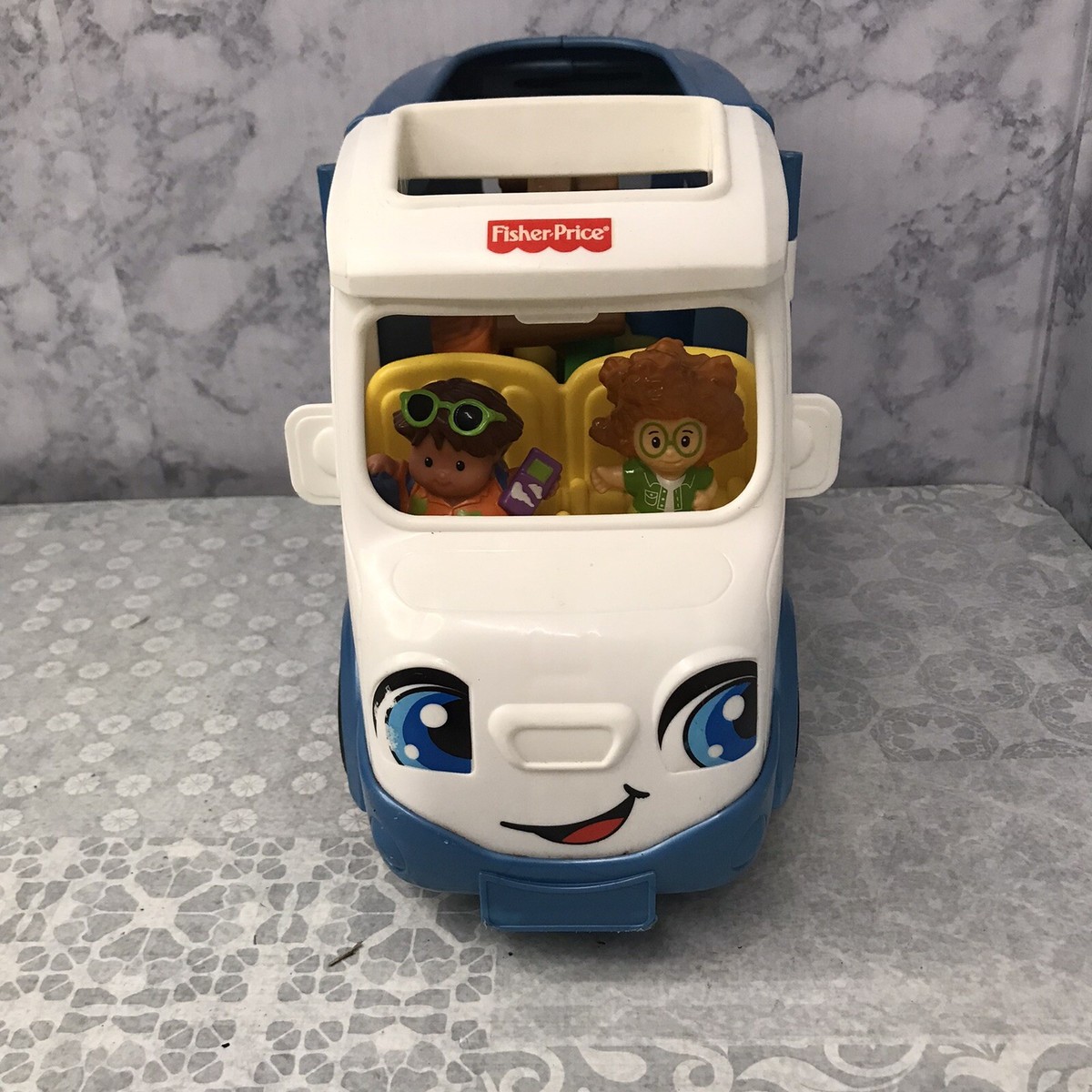 Fisher Price Little People Songs Sounds Camping Camper Van RV set Tested