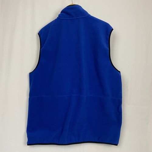Izod Fleece Vest Jacket Mens XL Blue Pockets Sleeveless Lightweight Full Zip Up - Picture 4 of 9
