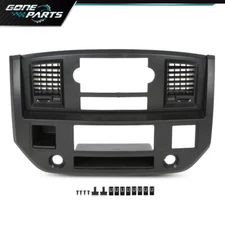 Fit For 2006-2008 Dodge Ram Center Dash Trim Radio Bezel Vent Panel