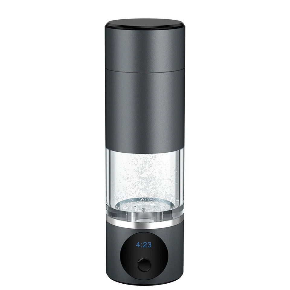 230ml Portable Hydrogen Rich Water Maker Alkaline Bottle Cup Ionizer Generator - Image 3 of 4