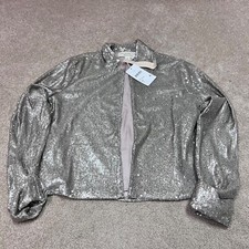 Saltwater Luxe Jacket Shimmery Women's Size Small Nwt