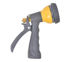 NEW Expert Gardener Heavy Duty 8 Pattern Metal Spray Watering Nozzle Hose