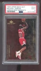 1999-00 Upper Deck MVP Moments #MJ2 Michael Jordan PSA 9 Graded Card 99-00 2000