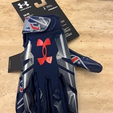Under Armour UA F8 Novelty Limited Edition Football Gloves GlueGrip Men s Small