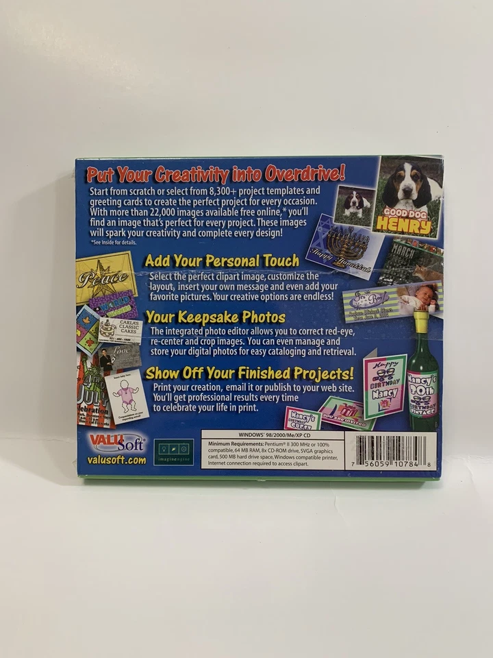 Print Workshop Limited Edition PC CD ROM Software Valusoft Create Cards Labels - Image 2 of 3