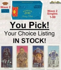 2022 Topps T-206 Star Wars Wave 2 Cards 1-50 YOU PICK Complete Your Set UPDATED!