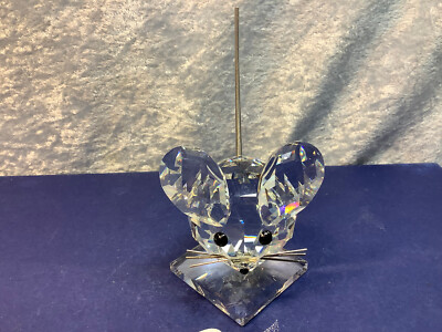 Swarovski Crystal Medium Mouse 7631040000 010025. Retired 1995