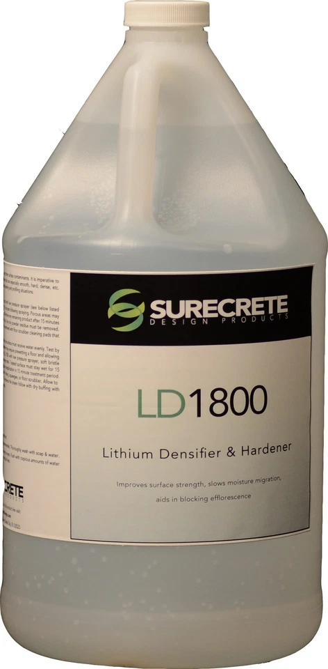 SURECRETE Concrete Hardener, Lithium Densifier – LD1800.Surface Prepare,Strength concrete