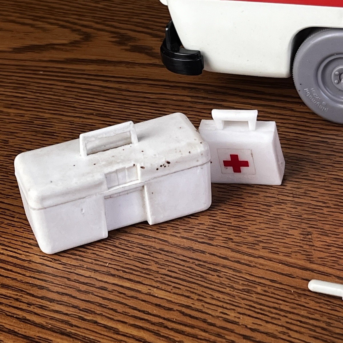 Ambulance Vintage Playmobil N°3254 – Geobra 1977 – Avec Accessoires