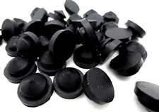 1/4" Grommet Bumper Rubber Stem Pad Push In 1/4" Hole 1/16" Panel, 7/16" OD Pad