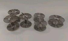 Lot of 6 - Stainless Steel Film Developing Reel Various Sizes And Connections