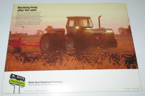 White 4-210 Field Boss Tractor Sales Brochure Literature Ad Advertising ORIGINAL - Picture 3 of 3