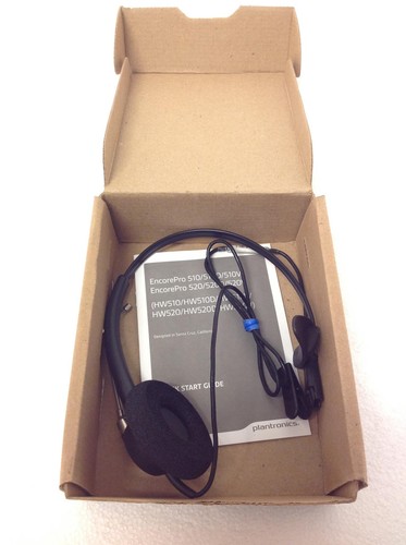 NEW Plantronics HW510V EncorePro Monaural Corded Headset FREE SHIPPING - Afbeelding 5 van 10