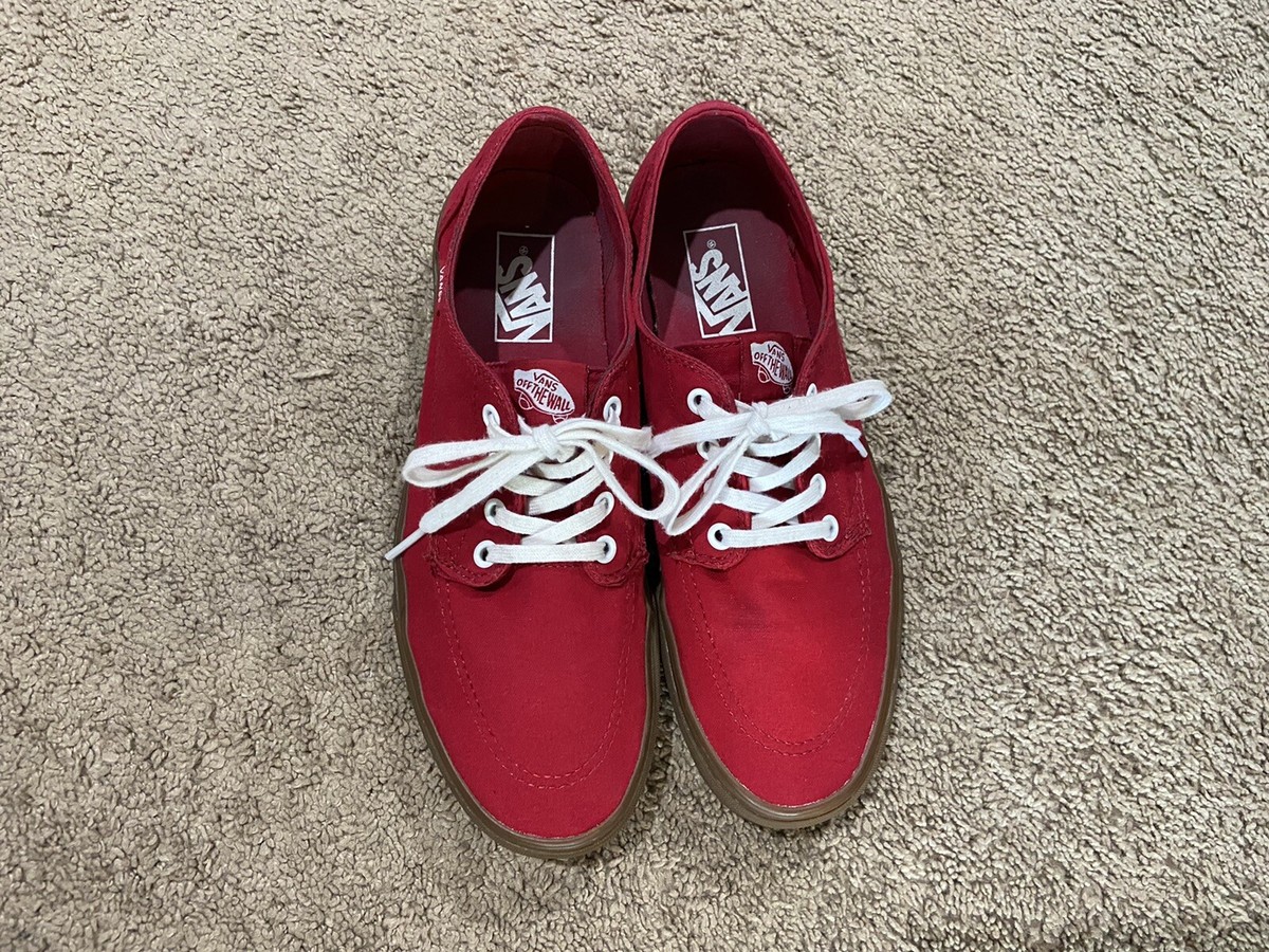 Vans Authentic Red Canvas Low Top Skate Shoes Men\'s 9 Women\'s 10.5 VANS SKATE AUTHENTIC - RED - KINGSWELL - Los Feliz main image 2